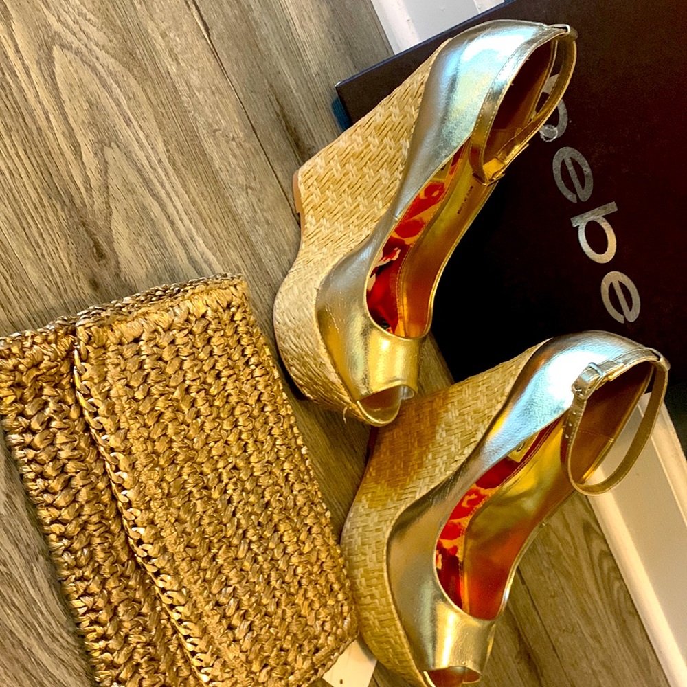 Bebe shoes- like new/size 8